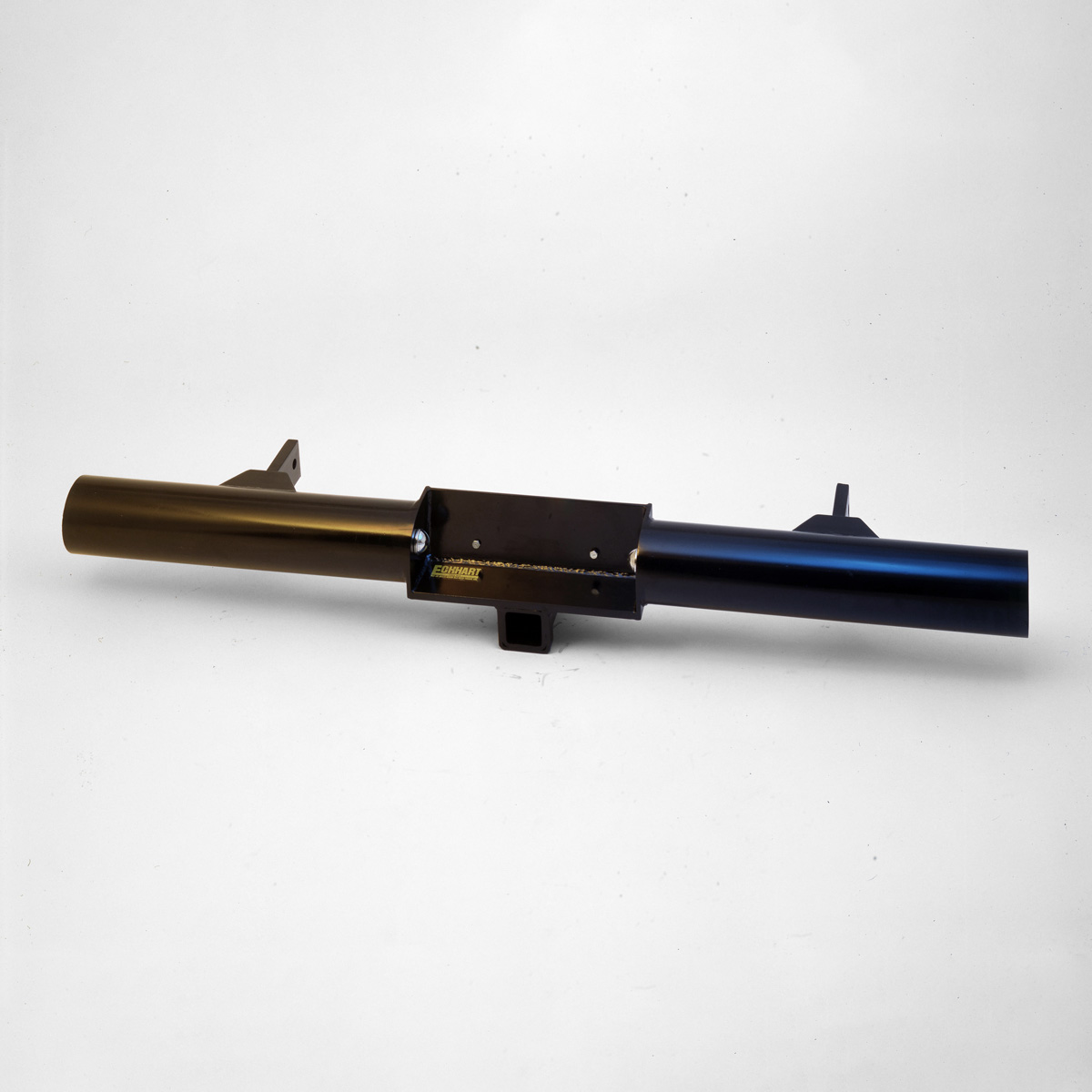 Heavy-duty custom steel tube bumper fabricated and installed by Eckharts.